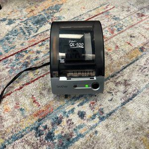 Brother P-Touch QL-500 Label Thermal Printer Manual-Cut